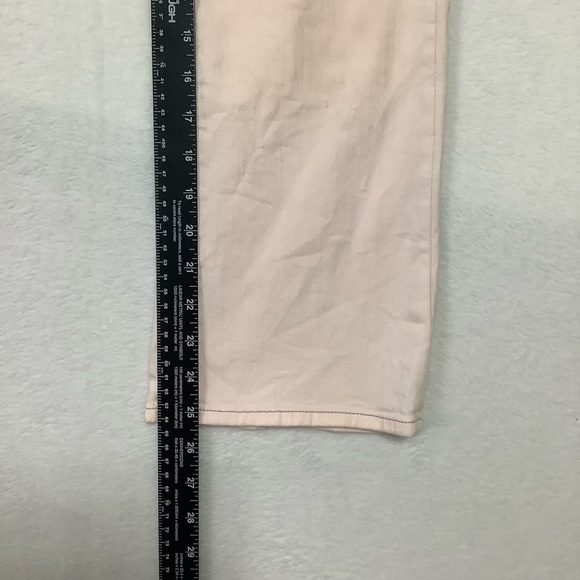 7 For All Mankind 7FAM Jeans Sz 27 Crop Bootcut Pink - Picture 7 of 10